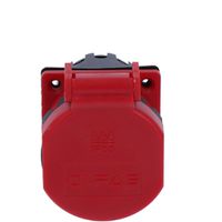 Built-in socket type 15 red