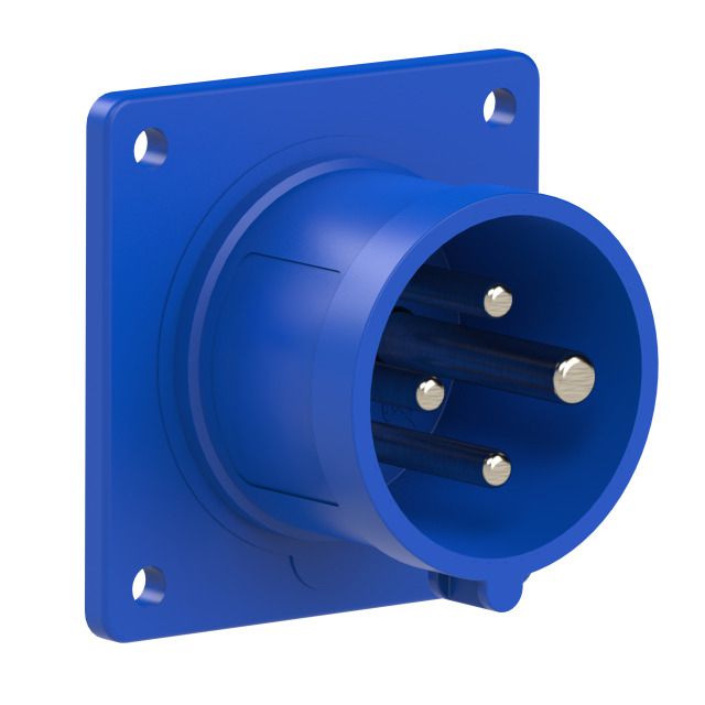 Einbau-Gerätestecker Kunststoff CEE IP44