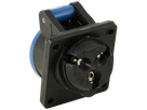 Solid rubber built-in socket CEE