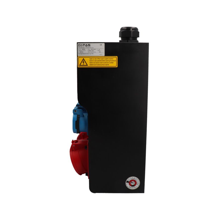 Quadro elettrico in gomma dura tipo 7700 nero