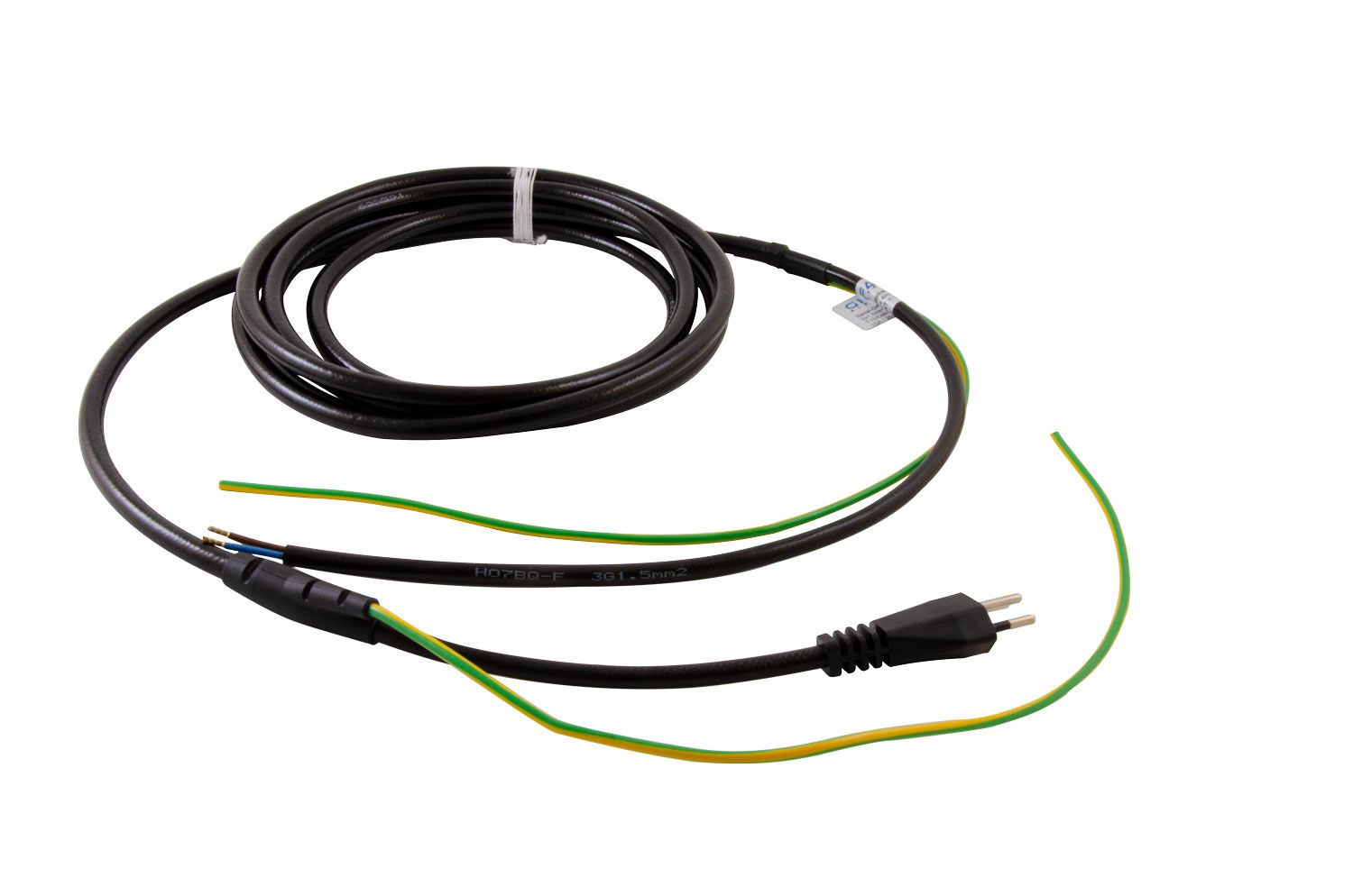 Gifas hospital equipment cord set, 3x1,5mm² black