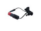 Charger connection cable with cigarette plug