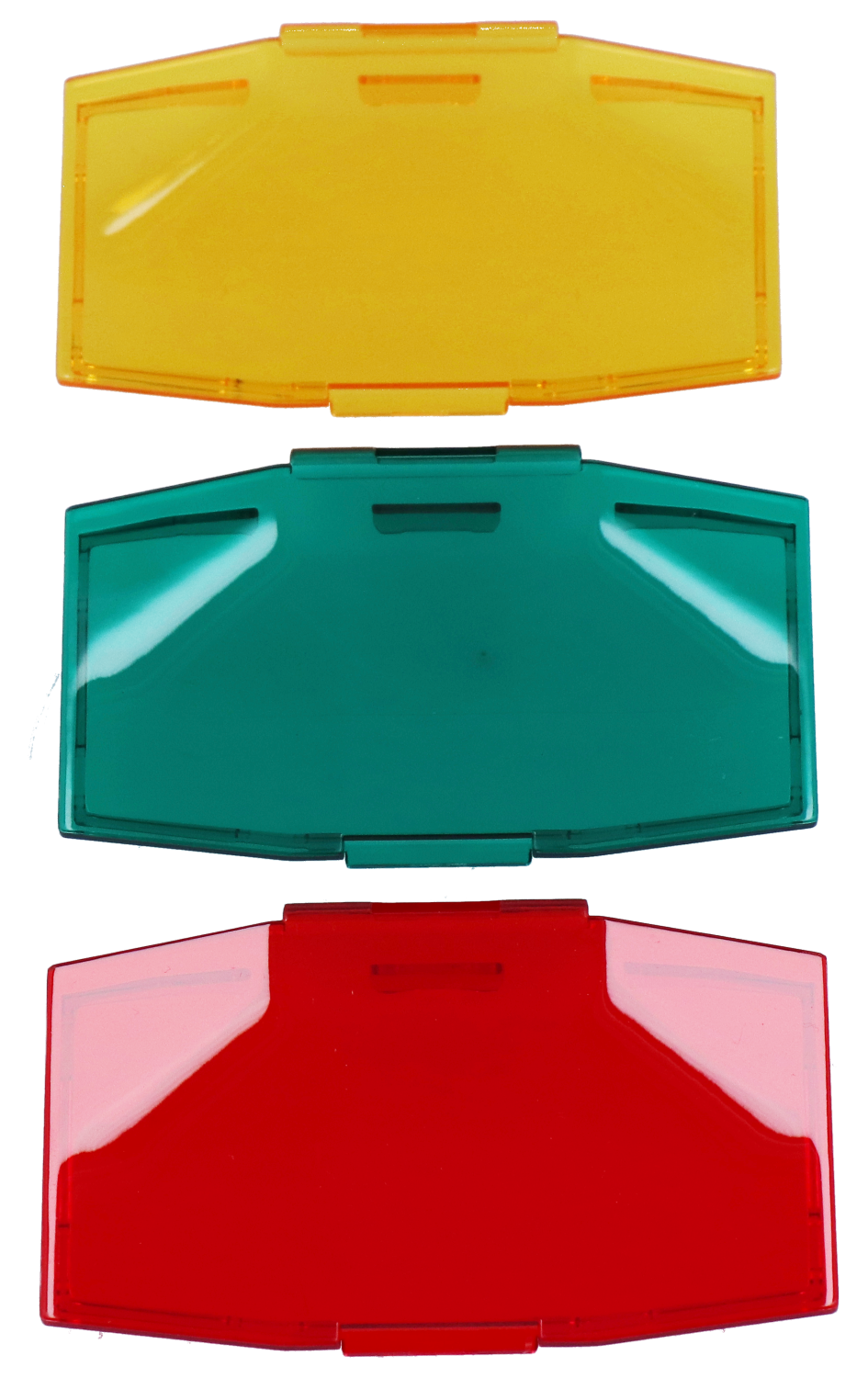 Coloured filter set for FlashLED 2 (green, red, yellow)