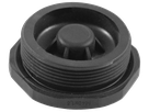 Verschluss-Schraube zu M40x1,5mm schwarz