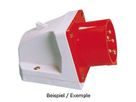 Plastic wall plug CEE 16A/500V, 3P+PE/7h, IP44