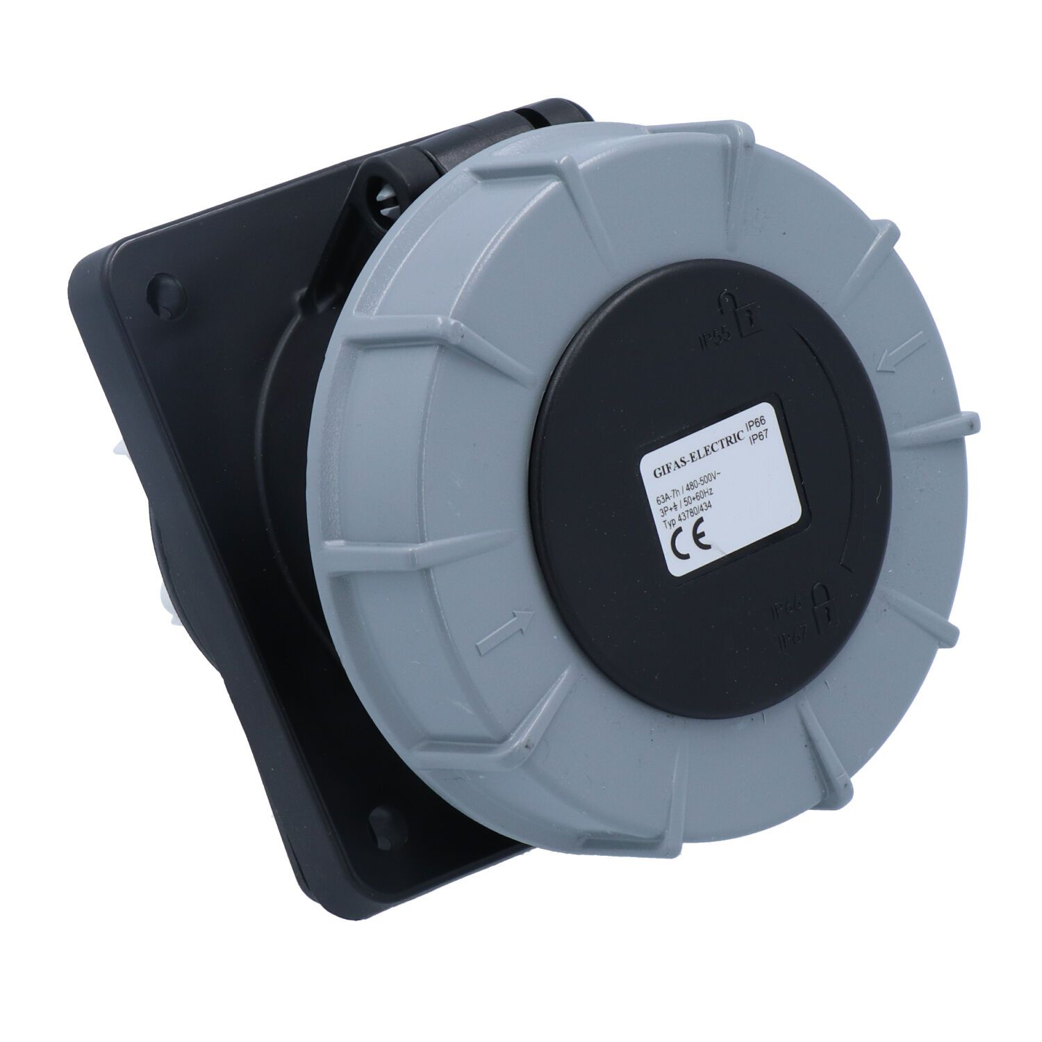 Presa da incasso in plastica CEE IP67