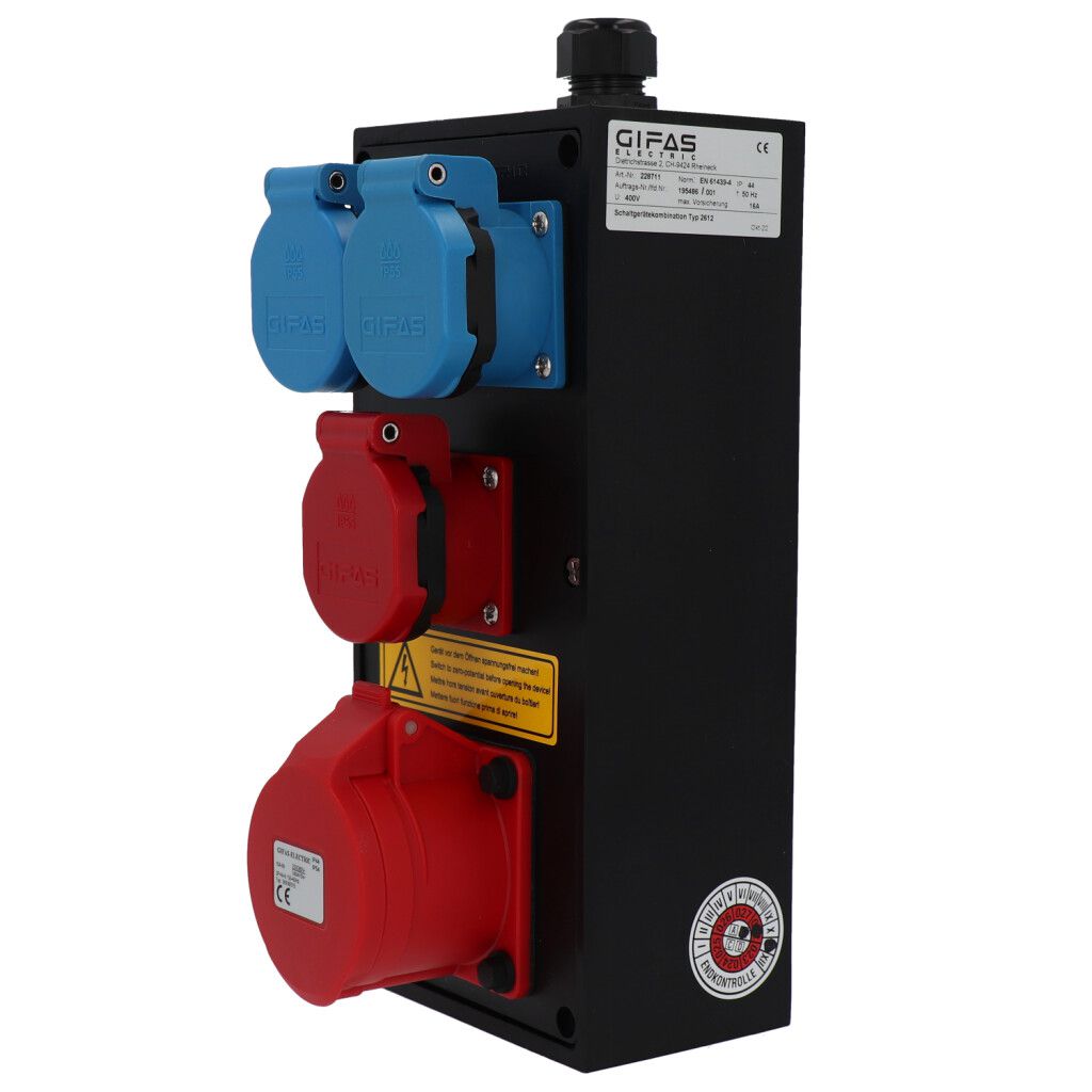 Small hard rubber distributor box type 2612, black