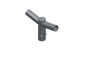 Galvanised mast adapter for 60 mm diam.,