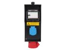 Small hard rubber distributor box type 2812, black
