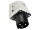 Plastic wall plug CEE 32A/500V, 3P+PE/7h, IP44