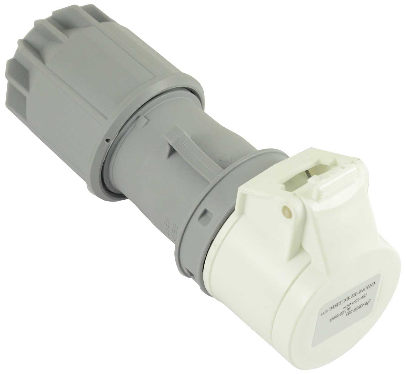 Plastic coupling CEE 16A/42V, 2P, IP44,