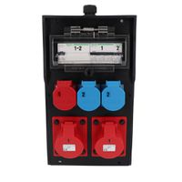 Hartgummiverteiler Typ 7300, schwarz