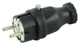 Spina Schuko in gomma IP54