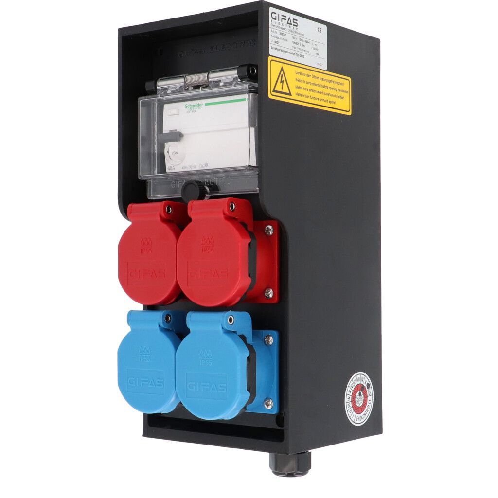 Small hard rubber distributor box type 2812, black