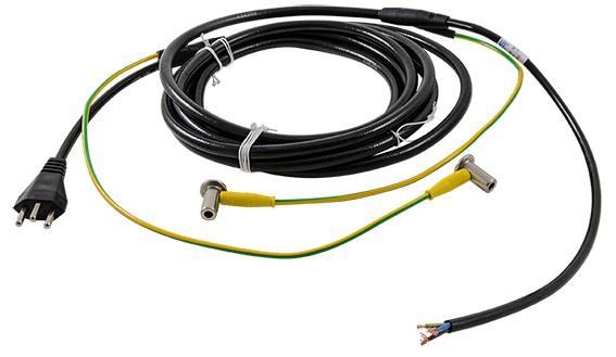 GIFAS hospital equipment cord set, 3x1.5mm², black,