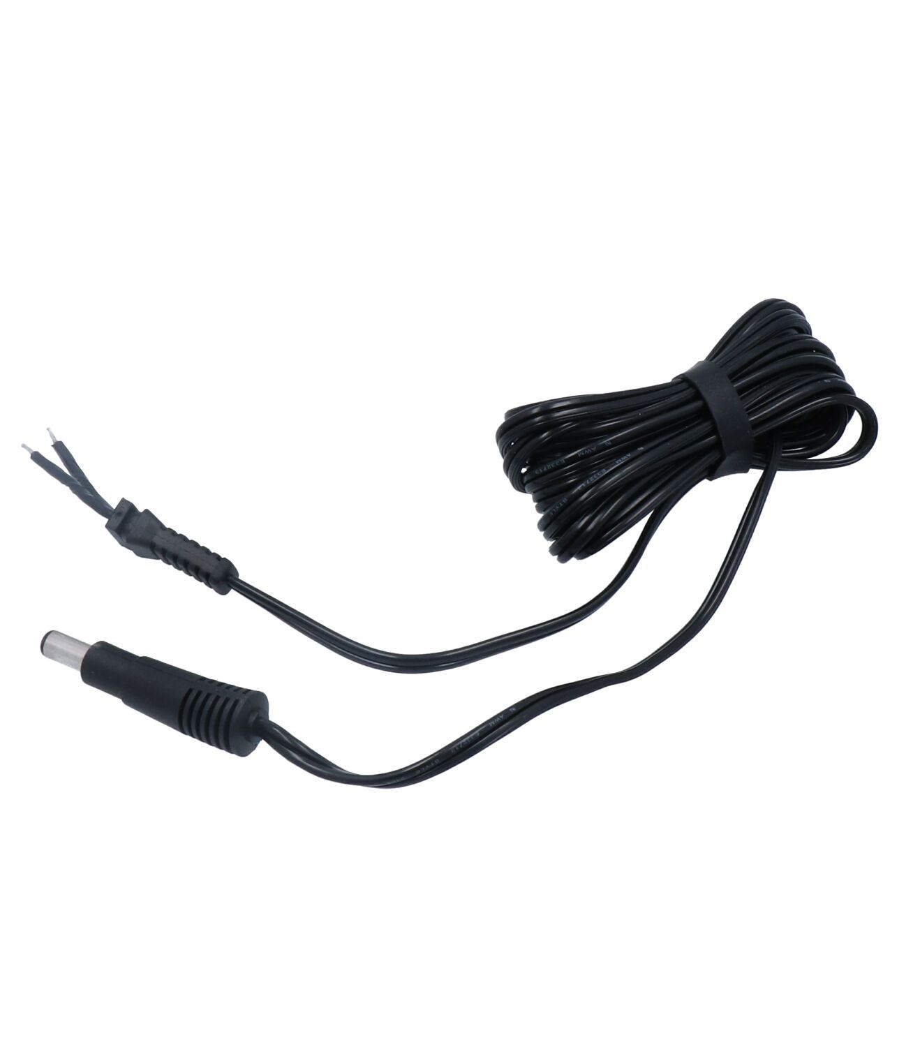 Charger connection cable with plug for