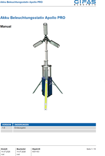 Apollo PRO Portable Light Tower
