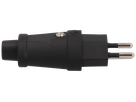 Plug type 12 TH strong IP20230V/10A/P+N+PE black