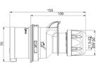 Spina in plastica dura CEE IP44/IP54