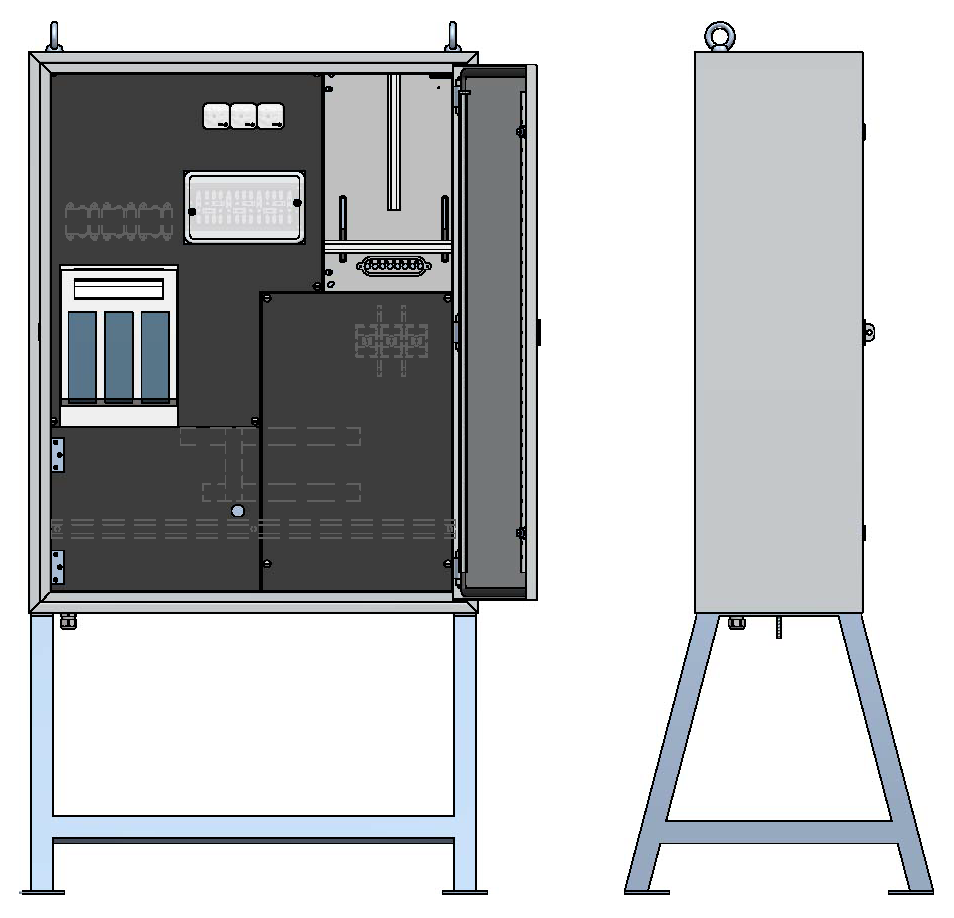 Construction site main cabinet 400A