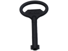 Clé double panneton 3mm, noire