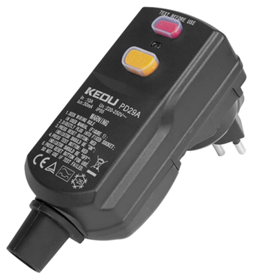 FI safety plug PRCD type 13