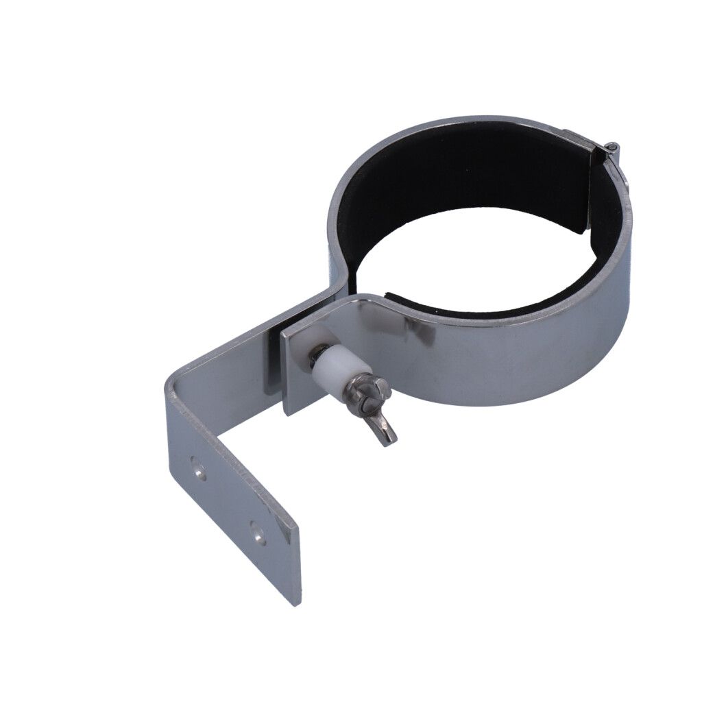 Holder A4, Ø70mm, wall mounting angled, 147mm