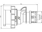 Spina in plastica dura CEE IP67