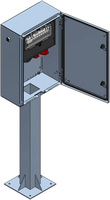 Surface mounted distribution cabinet V2A stand,