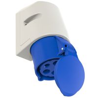 Plastic wall socket CEE IP44