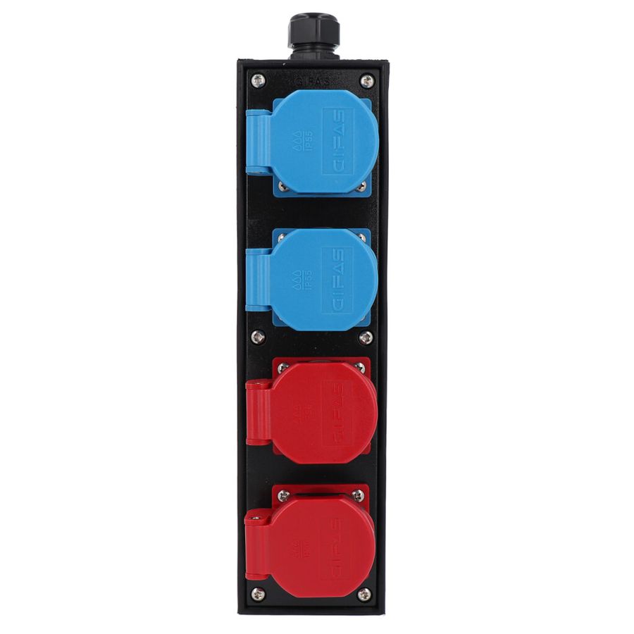 Small hard rubber distributor box type 1400, black