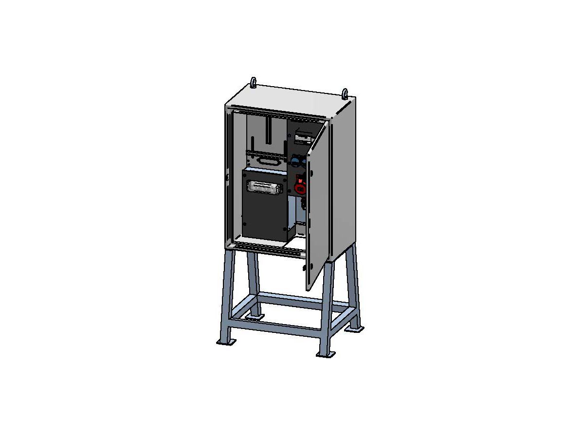 Main distributor box 63A, sheet steel - GIFAS-ELECTRIC