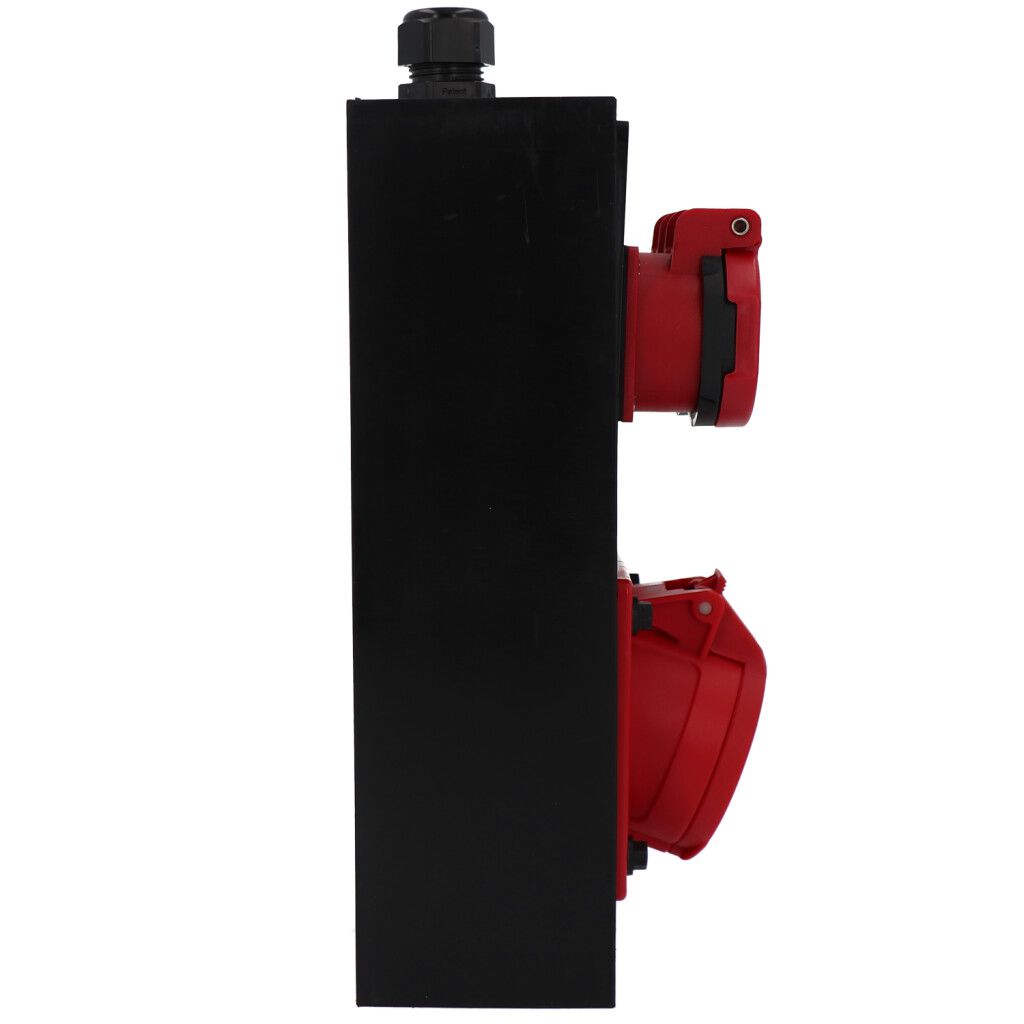 Small hard rubber distributor box type 2612, black