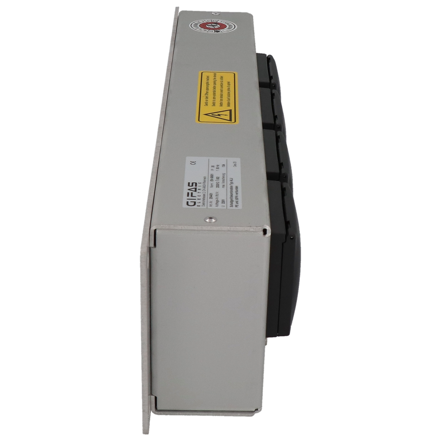 Spitalbox Aluminium, 4xT13(IP20 mit Klappdeckel), 5xPOAG,