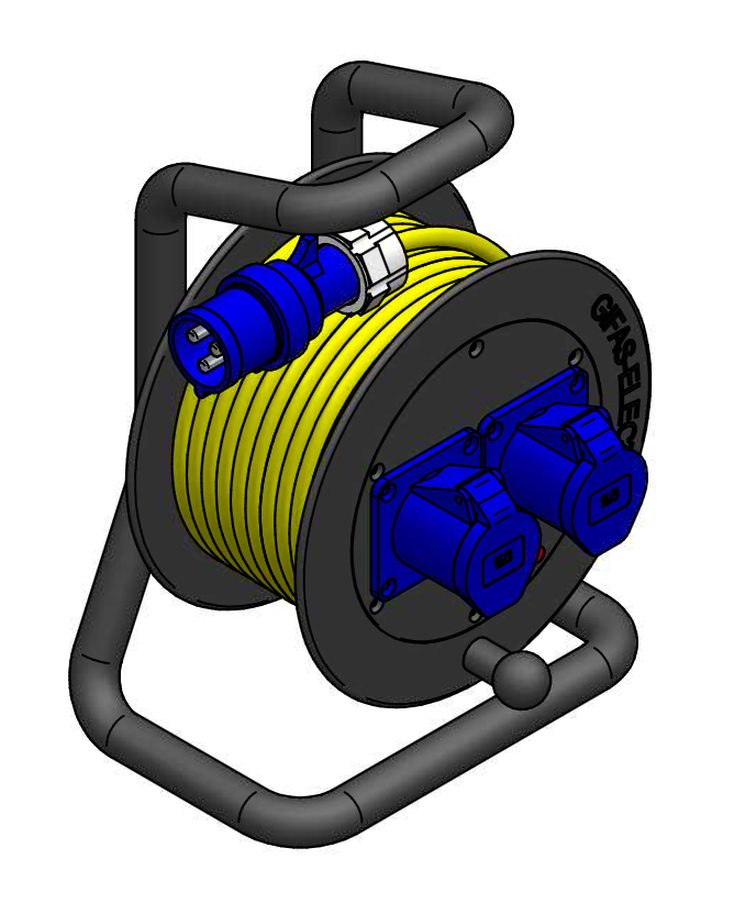 Cable reel hard rubber type 501