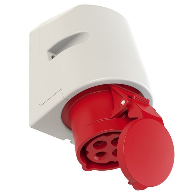 Prise apparente CEE en mat. synt. IP44
