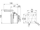 Einbausteckdose Kunststoff CEE IP44/IP54