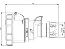 Presa in plastica dura CEE IP44/IP54