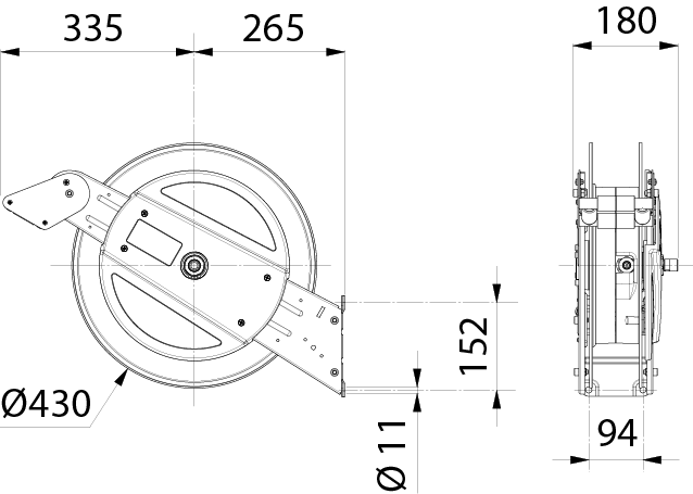 Avvolgitubo modello tipo 588