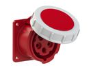 Plastic built-in socket CEE 16A/400V, 3P+N+PE/6h, IP67,
