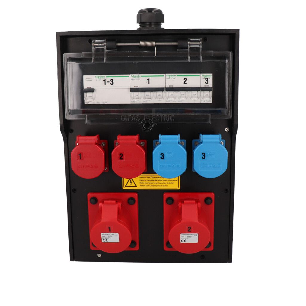 Hartgummiverteiler Typ 7400, schwarz