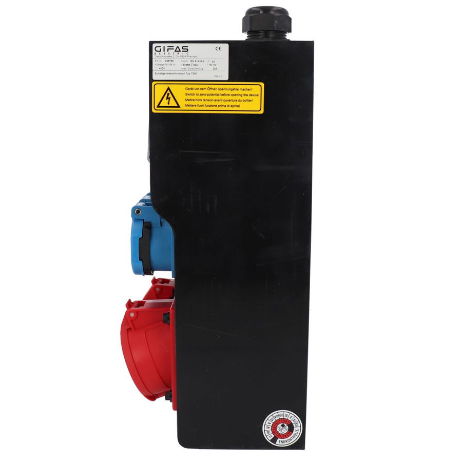 Quadro elettrico in gomma butilica tipo 7300 nero
