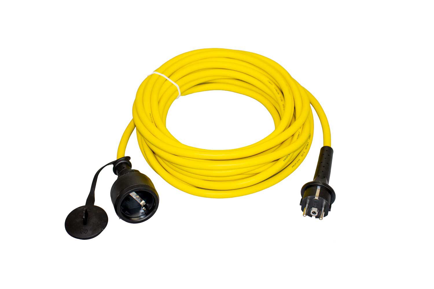 Extension cable PROFLEX, yellow RAL 1021