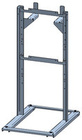 Stand stainless steel 800mm, with cable reeling