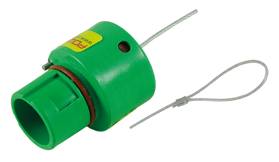 Protective cap IP67 green