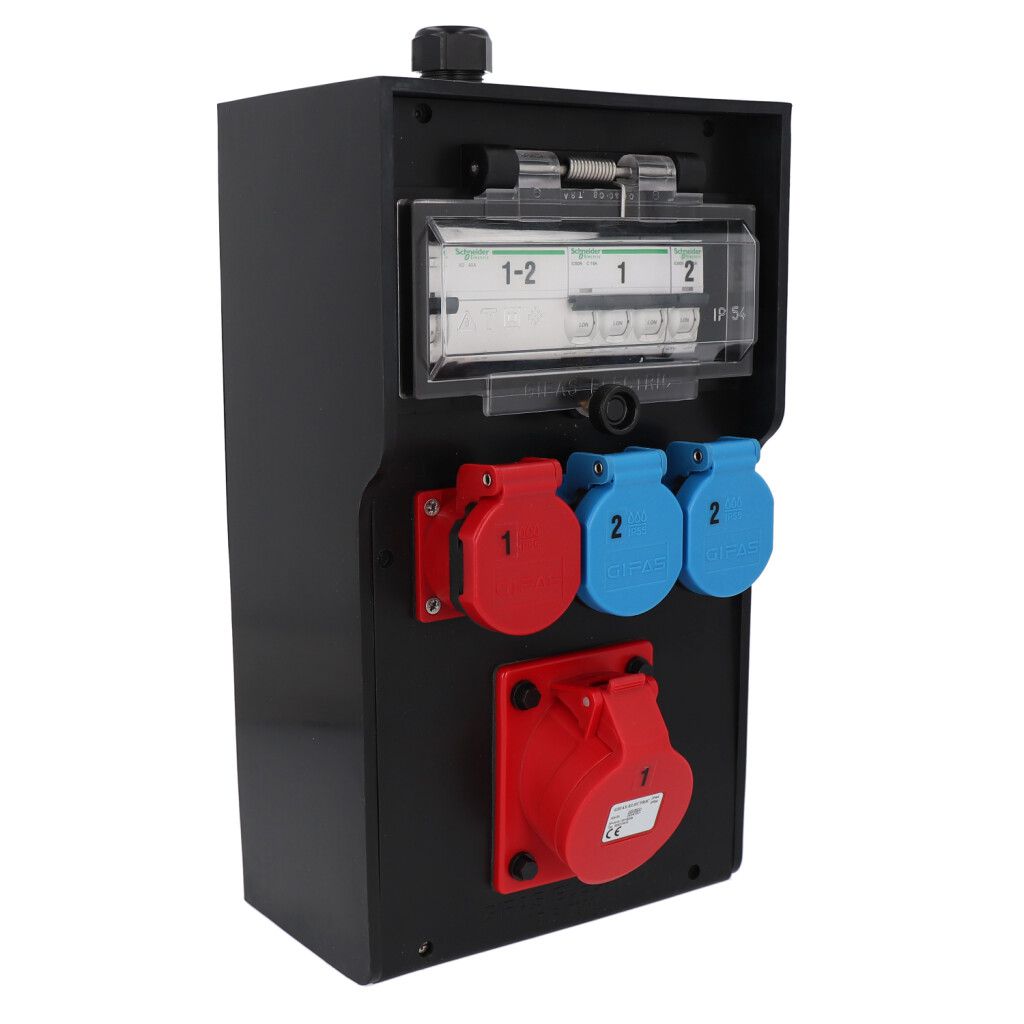 Quadro elettrico in gomma dura tipo 7300, nero