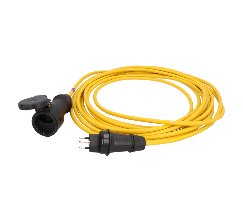 Extension cable GIFAFLEX, yellow RAL 1021