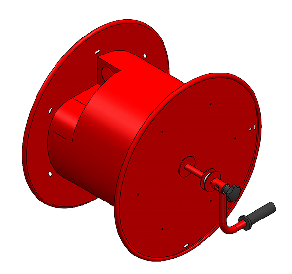 Reel body with carry handles for type 505,