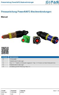 Pressanleitung PowerSAFE