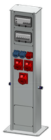 Power column ES 230, aluminium anodised